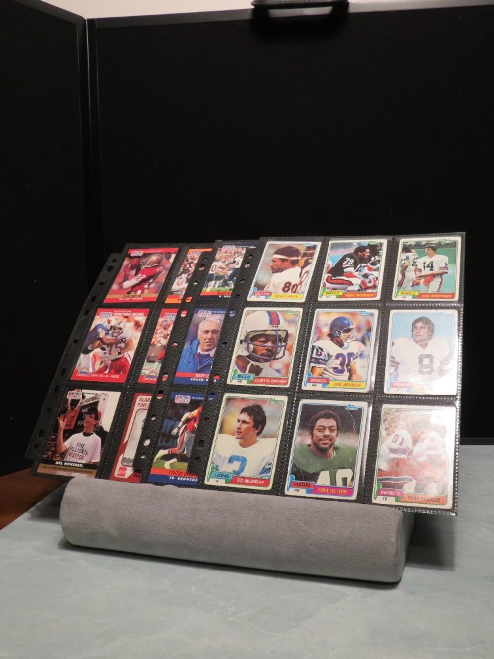 Lot of 46 Vintage Football Trading Cards/1981, 1985, 1989, 1990 and 1991